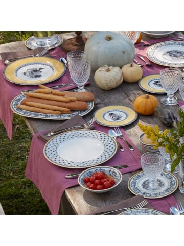 Villeroy & Boch Brotteller Audun Ferme ø 16 cm weiß-grau-gelb in weiß-grau-gelb