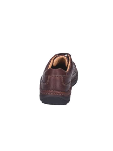 Clarks Sneaker Nature Three in mahogany leather