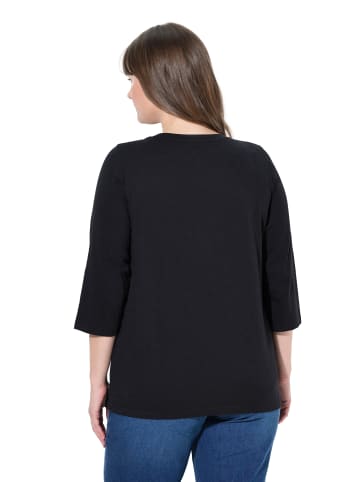 Ulla Popken Shirt in schwarz