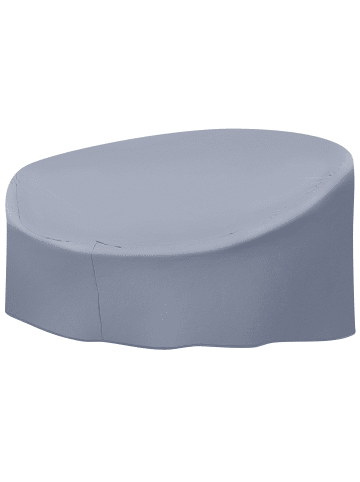 Beliani Schutzhülle CHUVA in Grau - (W) 165 x (H) 75 x (L) 140 cm
