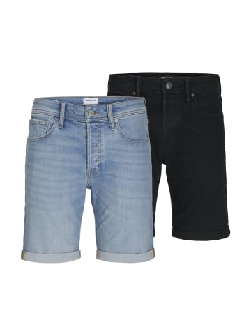 Jack & Jones Jeansshorts 'Rick' 2er Pack in blau