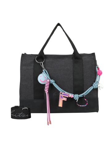 Fritzi aus Preußen Tote Bag Limited Tüddelüt Shopper Tasche 40 cm in black