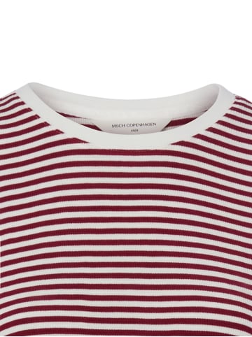 MOSS COPENHAGEN Shirt MSCHJana in weiß bordeaux - 0001