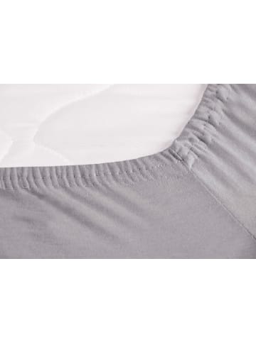 Pinolino Jersey-Spannbetttücher für Kinderbetten im Doppelpack, weiß in Weiß