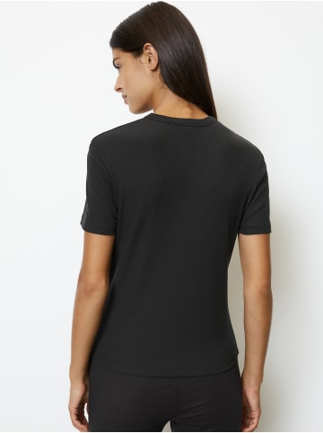 Marc O'Polo T-Shirt Minimal Hybrid in Schwarz