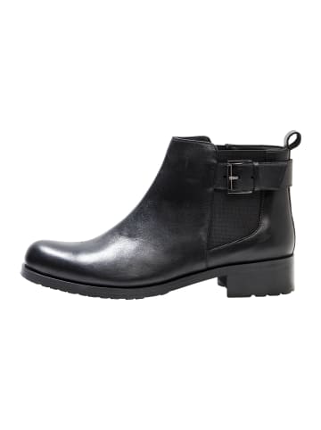 sheego Stiefelette in schwarz