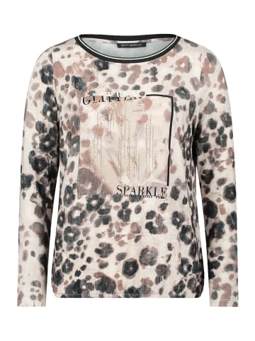 Betty Barclay Casual-Shirt mit Gummizug in Beige/Taupe