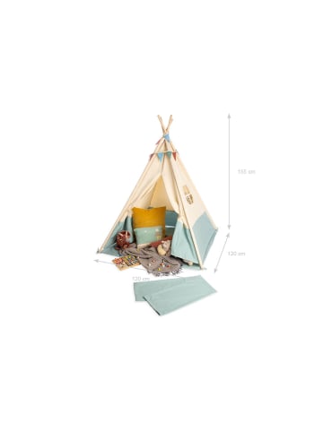 Pinolino Zelt Tipi Yuma in Hellblau