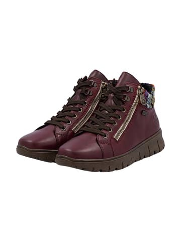 rieker Odeon High-Top-Sneaker aus Leder Rot