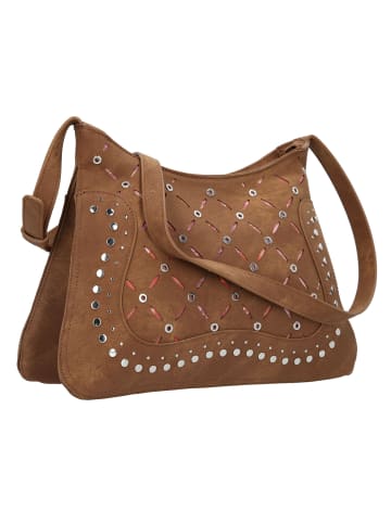 Desigual Yankee Manaos Umhängetasche 40 cm in braun