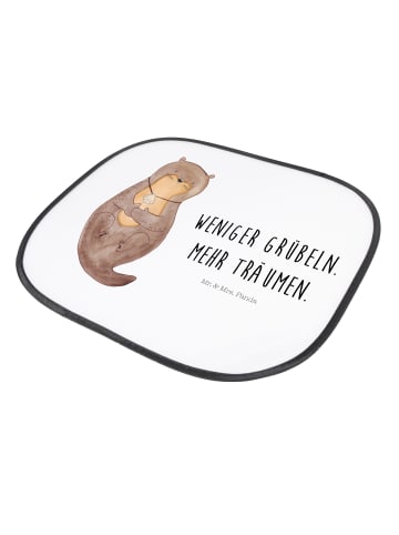 Mr. & Mrs. Panda Sonnenschutz Auto Otter Muschel mit Spruch in Weiß