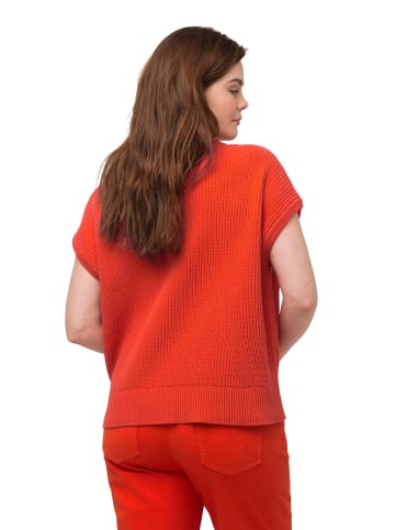 Ulla Popken Pullover in dunkelorange