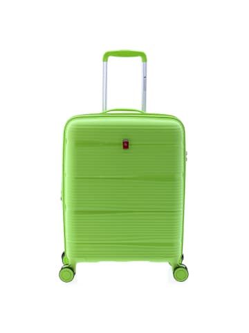 Gladiator 0800 4 Rollen Trolley 55 cm mit Dehnfalte light green