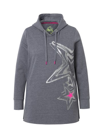 LAURASØN Sweatshirt in dunkelgrau melange