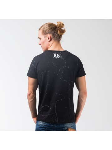 Roberto Geissini Cross Vintage T-Shirt Schwarz