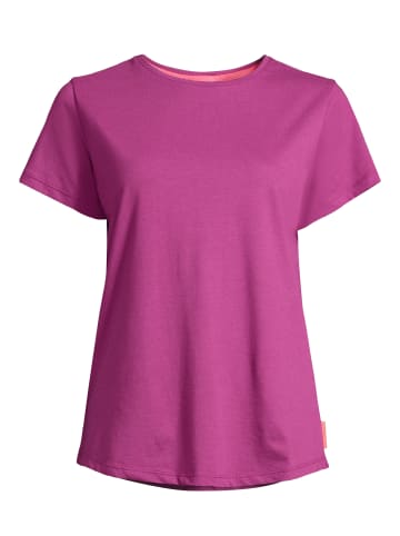 Salzhaut Rundhals T-Shirt für Damen in lila