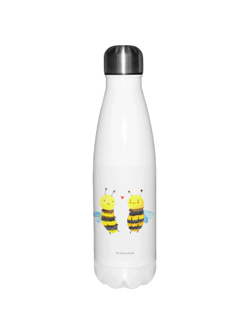 Mr. & Mrs. Panda Thermosflasche Biene Verliebt ohne Spruch in Weiß