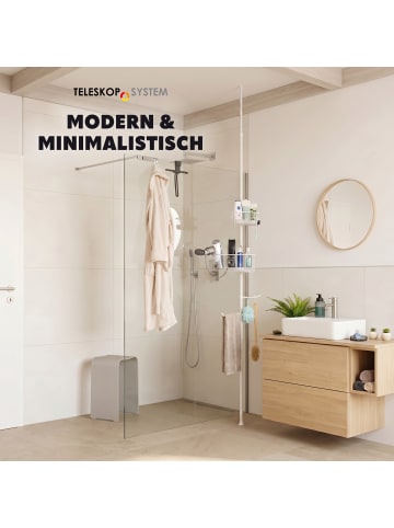 bremermann Teleskop-Badregal ca. 140 bis 290 cm