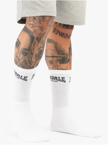 Lonsdale Socke "Gilbert Unisex Sportsocken 6Er-Pack" in Weiß