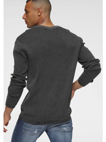 Bruno Banani Strickpullover in schwarz