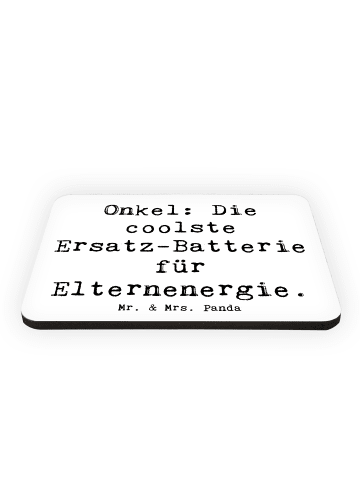 Mr. & Mrs. Panda Magnet Spruch Onkel Energie mit Spruch in Weiß