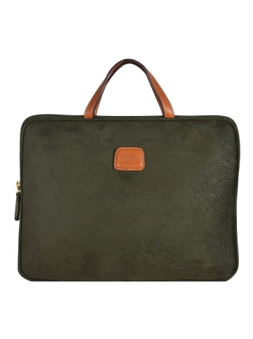 Life Aktentasche 30 cm Laptopfach oliv