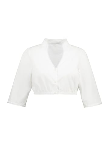 Ulla Popken Bluse in schneeweiß