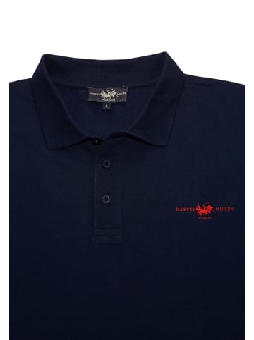 HARVEY MILLER POLO CLUB Poloshirt in dunkelblau