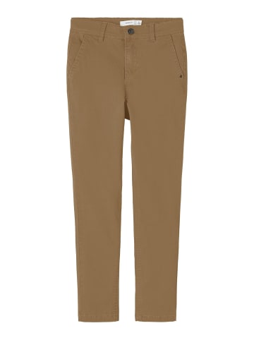 name it Chino Hose Basic Stretch Pants mit Verstellbarem Bund NKMRYAN in Beige