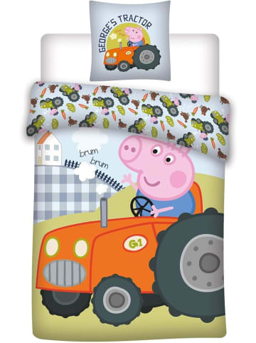 Peppa Pig Bettwäsche Peppa Pig Georges Trak. wendbar 100x135cm 100% BW