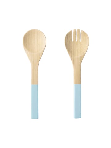 Butlers Salatbesteck 2-tlg. BAMBOO in Pastellblau