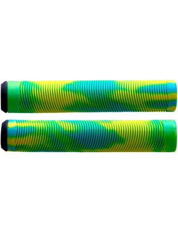 Apollo Lenkergriffe " Grips mit Bar Ends " in Grün/Gelb