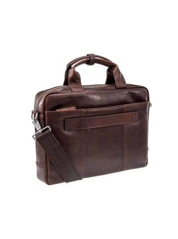 Strellson Aktentasche 'Abbey Charles in Dunkelbraun 39 x 28 x 7 cm'