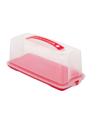 Kuchenbox in Rot - (B)37x (H)15 x (T)16 cm