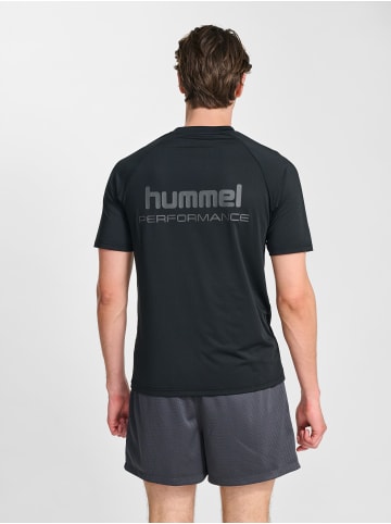 Hummel T-Shirt Hmlpulse Herren in BLACK/EBONY