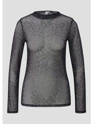 QS T-Shirt in 98A0_dunkelgrau