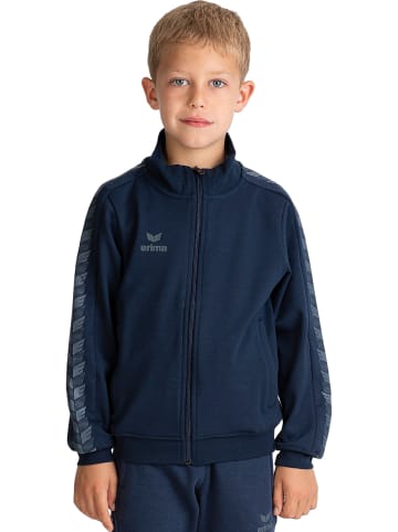 erima Essential Team Tracktop Jacke in new navy/slate grey