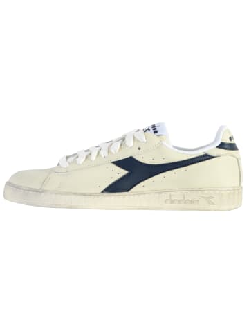 Diadora Leder-Sneaker „Game L Low Waxed“ Weiß