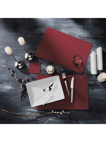 Erwin Müller Tischset 2er-Pack Lagoa in bordeaux