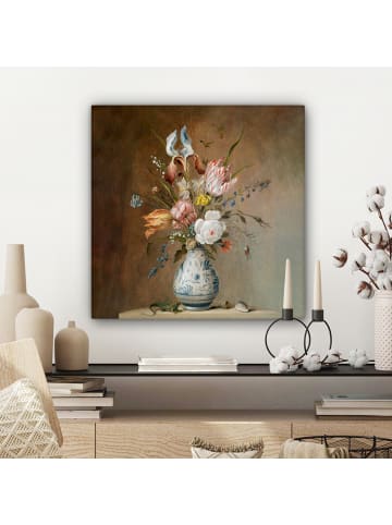 MuchoWow Leinwand bilder Blumenvase (BxH)