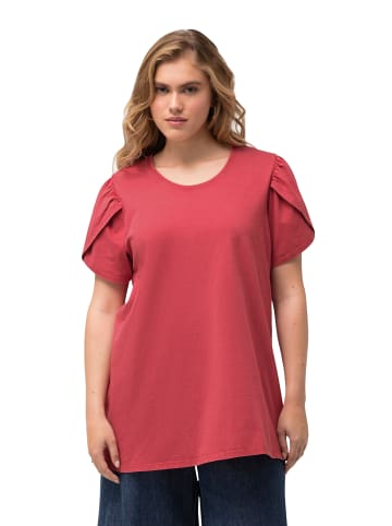 Ulla Popken Shirt in dunkel rosa