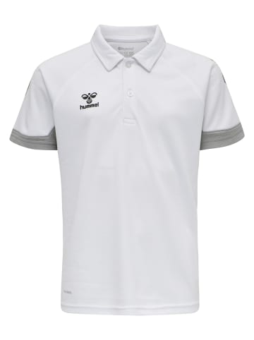Hummel Polo Raglanärmel Hmllead Kinder in WHITE