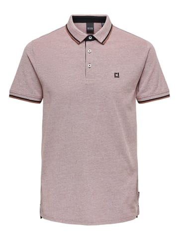 ONLY & SONS Polo in Copper Brown