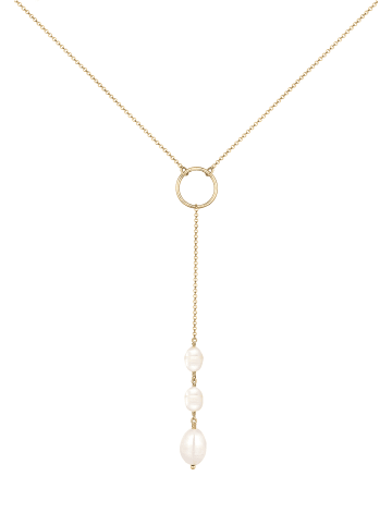 Elli Halskette 925 Sterling Silber Kreis in Gold