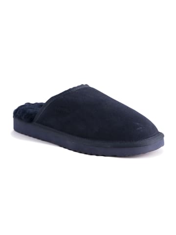 Aus Wooli Slipper Manly in Navy