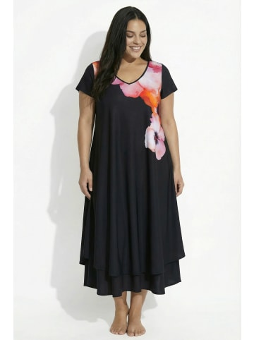 Ulla Popken Strandkleid in schwarz