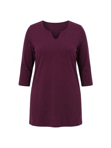 Ulla Popken Longshirt in nougatbraun