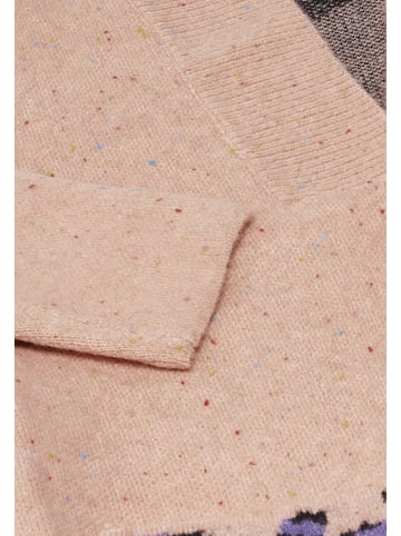 IMANE Damen Strickjacke in Dunkelrosa