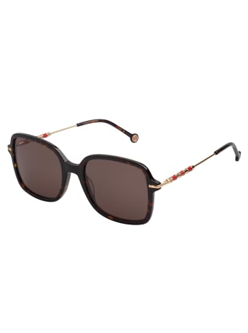 Carolina Herrera Sonnenbrille in Brown