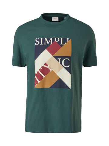 s.Oliver T-Shirt in 78D1_tannengrün